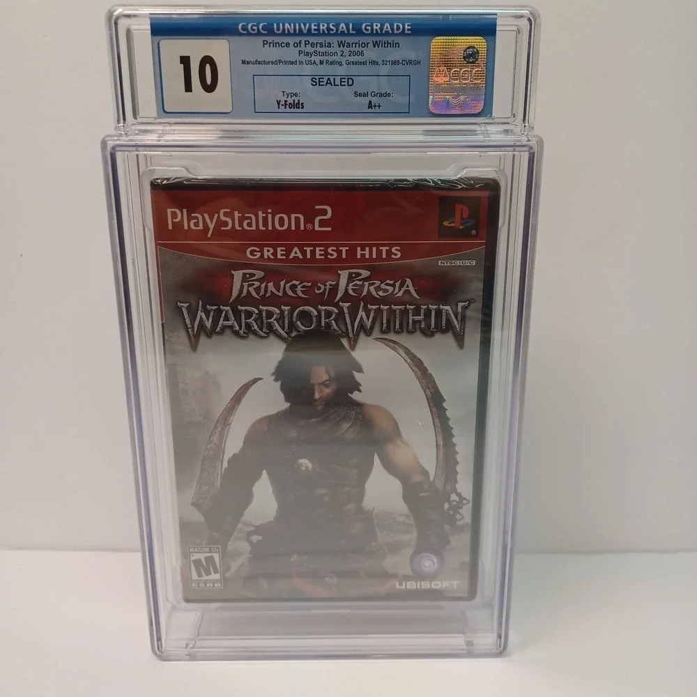 Prince of Persia 2 Warrior Within Greatest Hits CGC‎ Graded 10 A++ Perfect 10